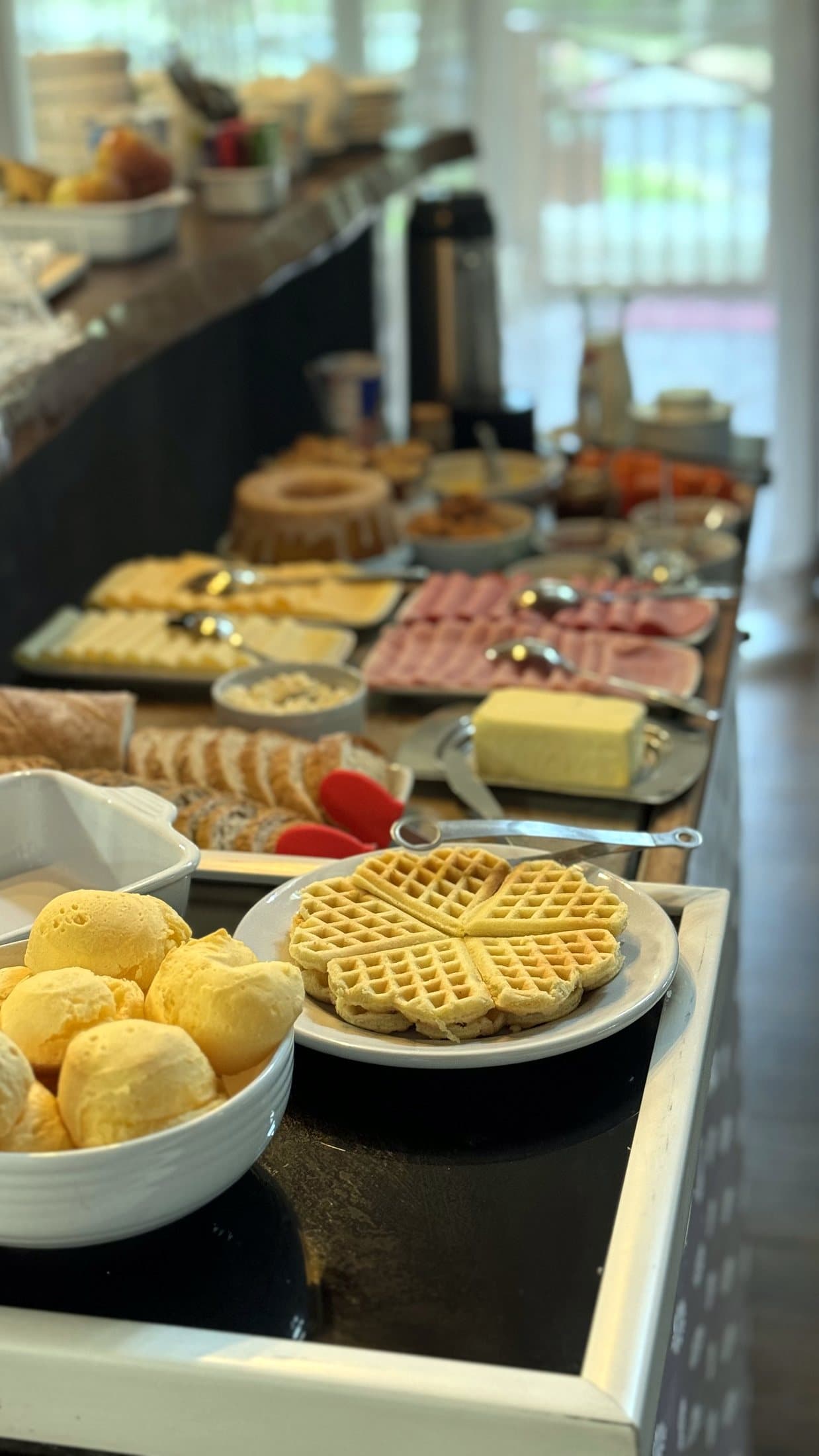 Café da manhã artesanal da Cabana Tapili